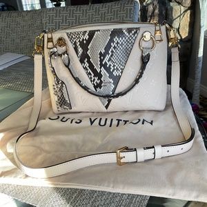 LV Monogram Empreinte Python V Tote BB Rare!